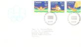 FDC 1° JOUR CANADA JEUX OLYMPIQUE OLYMPIC GAMES MONTREAL SPORTS NAUTIQUES OLYMPIADE XXI - 1971-1980