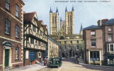 Lincoln Exchequer Gate And Cathedral   Oldtimers - Other & Unclassified