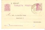 E.POSTAL MANCHA REAL  OJO TALADRO    ESCANER DORSO - 1931-....