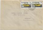 Brief  Lausanne - Fribourg  (Markenabarten/Mischfrankatur)        1944 - Lettres & Documents