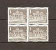 GERMANY DEUTSCHE BUNDESPOST BERLIN BERLINER STADTBILDER (x4) 1956 / MNH / 140 - Ungebraucht