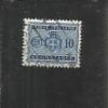 ITALIA REGNO LUOGOTENENZA 1945 SEGNATASSE SENZA FILIGRANA CENTESIMI 10 TIMBRATO USED - Postage Due