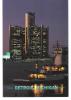 USA - MI Michigan - Detroit By Night - Renaissance Center - Skyline - Tower Complex - Detroit