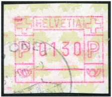 Pays : 453,3 (Suisse)            Yvert Et Tellier N° :  Automate 15 (o) - Automatic Stamps