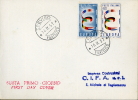 EUROPA IIa 1957 FDC - 1957