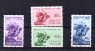 Turquie 1949, 45° U.P.U., 1096 / 1099**, Cote 4,25 €, - Neufs