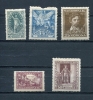 Hungary 1923 Sc B72-6 Mi 369-3 MH Poet Sandor Petofi - Unused Stamps