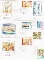 Russia USSR 1978 FDC X5 History Of Russian Post - FDC