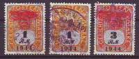 535s: Gerichtskostenmarken Aus 1941 Mit Ostmark- Überdrucken - Revenue Stamps