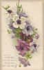 INFLA Postkarte Mit DR 99 EF, Poststempel: Konstanz 28.8.1917, AK: Anemonen, Bibelspruch, ZENSUR - Other & Unclassified