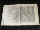Carte NANTUA S O Type 1889 Révisée En 1888 Etat Major - Mapas Topográficas