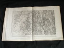 Carte NANTUA S O Type 1889 Révisée En 1888 Etat Major - Topographische Karten