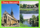 THURY HARCOURT / LES BORDS DE L'ORNE ET L'EGLISE / Carte Vierge - Thury Harcourt