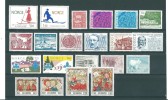 Norvège: Année 1975 **  (manque 652A) - Annate Complete