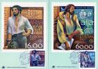Portugal 1980 Europa - Vasco Da Gama Set Of 2 Maximum Cards - Cartoline Maximum