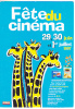 Trois Girafes à Lunettes De Soleil. " Fête Du Cinéma, Juillet 1997" - Giraffes