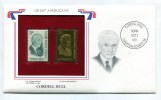 C Great Americans "" Cordell Hull """ Gold Stamp Replica 1963 FDC/bu/UNC - Sonstige & Ohne Zuordnung