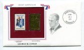 C Great Americans "" George M. Cohan """ Gold Stamp Replica 1978 FDC/bu/UNC - Sonstige & Ohne Zuordnung