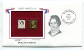 C Great Americans "" Dolley Madison """ Gold Stamp Replica 1980 FDC/bu/UNC - Autres & Non Classés