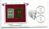 C Great Americans "" The Doctors Mayo """ Gold Stamp Replica 1964 FDC/bu/UNC - Sonstige & Ohne Zuordnung