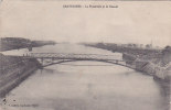 NORD GRAVELINES LA PASSERELLE ET LE CHENAL Editeur V Aubert CACHET CONVOIS AUTOMOBILES SECTION SANITAIRE N°58 MILITAIRE - Gravelines