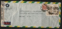 BRAZIL   1945 COMMERCIAL AIRMAIL CENSOR COVER To USA  (3/5/45) OS-28 - Cartas & Documentos