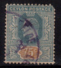 Ceylon Used  1903, Multi Crown CA, 75c Edward - Ceylan (...-1947)