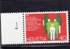 SWITZERLAND - SUISSE - SCHWEIZ - SVIZZERA 1981 ANNEE PERSONNES HANDICAPEES - ANNO PORTATORI DI HANDICAP  MNH - Unused Stamps