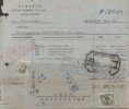 CHINA CHINE 1951.8.20 REVENUE STAMP DOCUMENT MIXED USE! - Ongebruikt