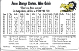 Acorn Storage Centres, Wine Guide 1981 - 1991 - Alcolici