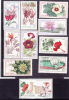 FLOWERS,ORCHID,IRIS,CACTUS,  1965,Yv.# 2156-65,MNH,MINT ROMANIA. - Unused Stamps