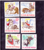 ARIC,BEARS,HORSES,1965,Yv.# 2132-37,MNH,MINT ROMANIA. - Unused Stamps