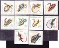 REPTILES,1965,Yv .#  2100-09,MNH,MINT ROMANIA. - Neufs