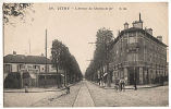 CPA 94 VITRY - L Avenue Du Chemin De Fer (Pub Biere Karcher) - Vitry Sur Seine