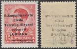 SLOVENIA - LUBIANA - R. COMMISSARIO - SOPRASTAMPA DECALCA 1,50 D MHN**-CERTIFICATO J.BAR - 1941 - Lubiana