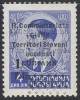 SLOVENIA - LUBIANA - R. COMMISSARIO  SOPRASTAMPA DOPIA -  1/4  D - **MNH - 1941 - Lubiana