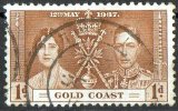 Gold Coast 1937 Coronation 1d Used - Côte D'Or (...-1957)