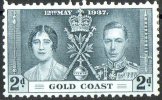 Gold Coast 1937 Coronation 2d MH - Costa D'Oro (...-1957)