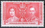 Somaliland Protectorate 1937 Coronation 1A MH - Somaliland (Protectoraat ...-1959)