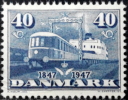 Denmark 1947  100 Jahre Dänische Eiserbahn  MiNr.300  MNH (**)   ( Lot L651 ) - Nuevos