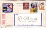 GOOD USA Postal  Cover To ESTONIA 2012 - Good Stamped: Eastman ; Dog ; Disney - Storia Postale