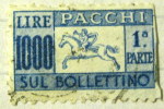 Italy 1954 Parcel Post 1000l - Used - Postal Parcels