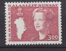 Greenland 1988 Mi. 179      3.00 Kr Königin Queen Margrethe II. (Cz. Slania) MH* - Ongebruikt