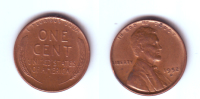 U.S.A. 1 Cent 1952 D - 1909-1958: Lincoln, Wheat Ears Reverse