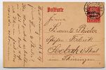 BAYERN P104 Postkarte  Bad Kissingen-Seebach 1919  Kat. 5,00 € - Postal  Stationery