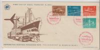 M)INDONESIA 1964, TRANSPORT/AIRPLANE/SHIP/TRUCK,FDC.- - Autres & Non Classés