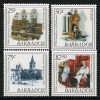 Barbados #743-46 Mint Never Hinged 350th Anniversary Parliament Set From 1989 - Barbados (1966-...)