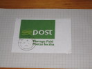 1 Cutout Ireland Irland Irish Postal Stationery Ganzsache BIG SIZE  An Post Stamped In Dublin - Collezioni & Lotti