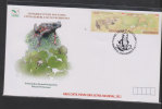 M)INDONESIA 2011,FLORA AND FAUNA/FROGS AND FLOWERS,FDC(2).- - Frogs