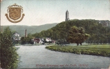 Cpa Stirling, Wallace Monument And The Forth - Stirlingshire